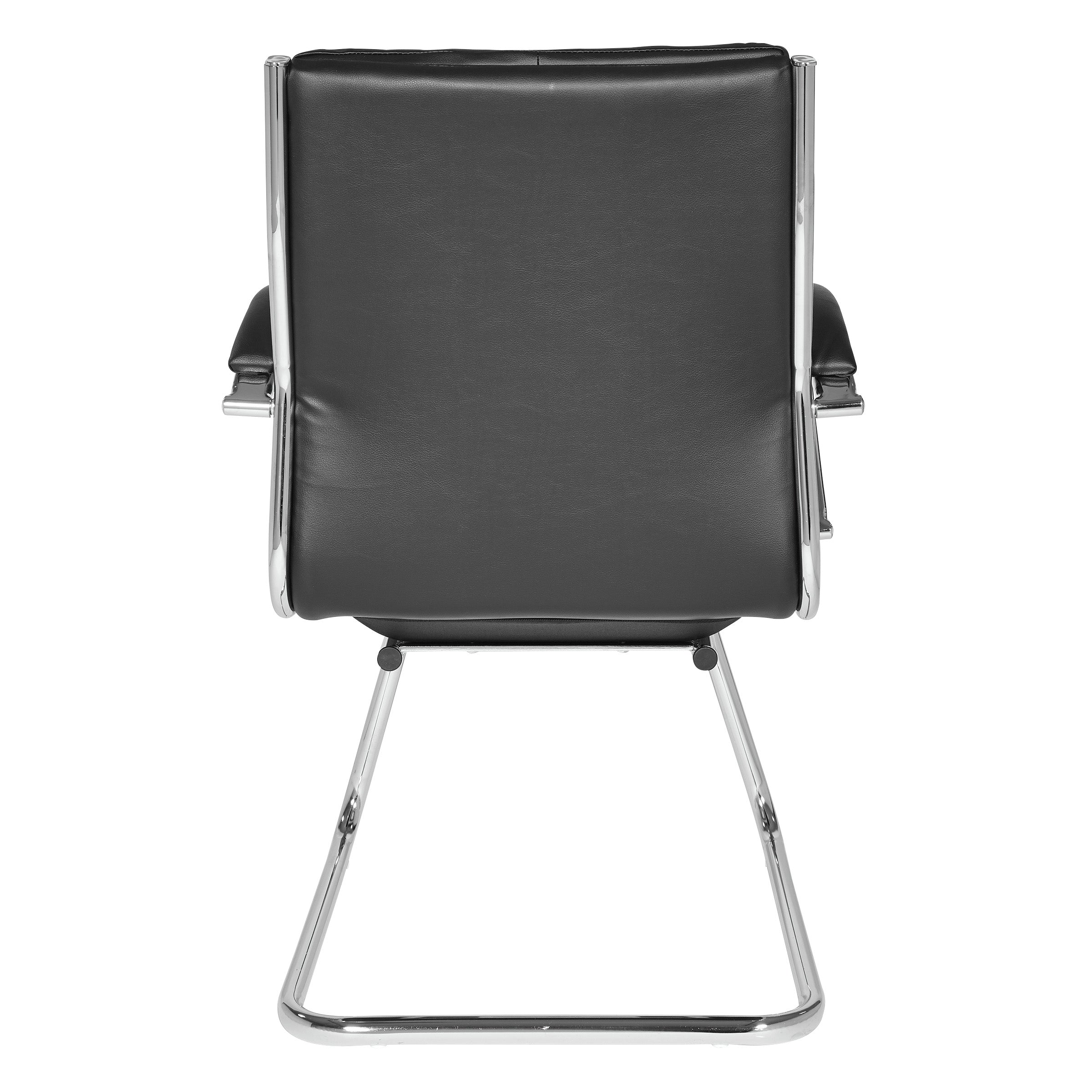 Mid-Back Faux Lthr Visitor's Chair